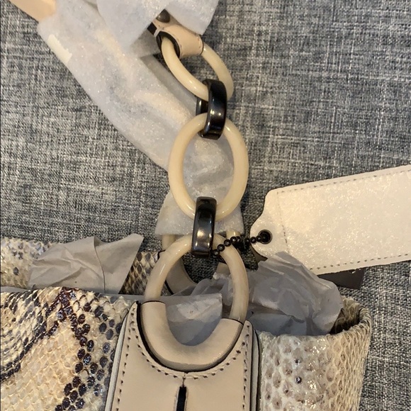 🌟 NWT- Limited Ed. Kristin Embossed Python Tote - Picture 8 of 10